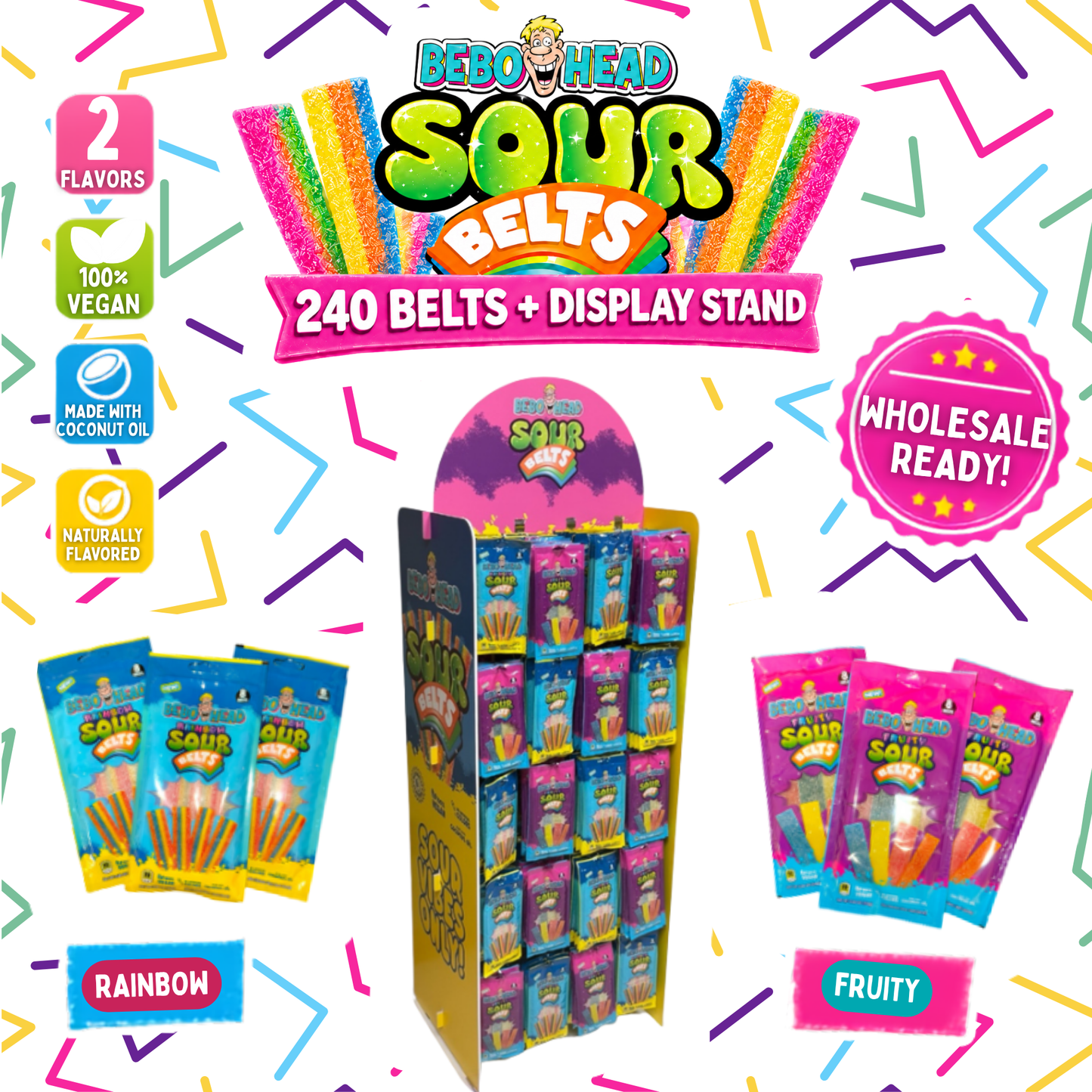 Sour Belts PLUS Sour Belt Display