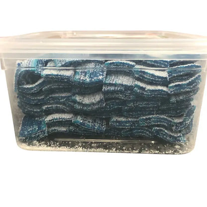 Bulk Candy Belts – Sour Blue Raspberry - Case of 19.8 lbs
