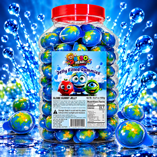 Globe Jelly Filled Gummies 🌎