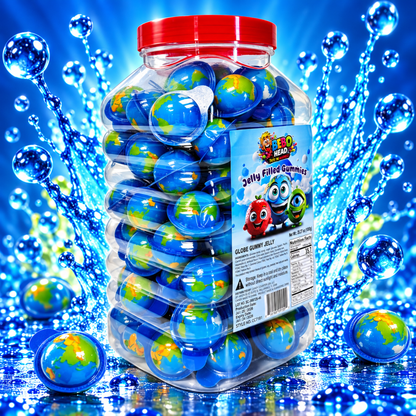 Globe Jelly Filled Gummies 🌎