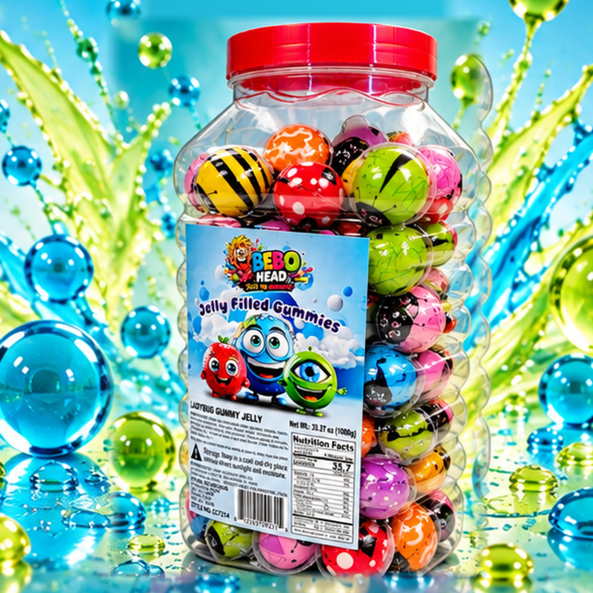 Ladybug Jelly Filled Gummies 🐞