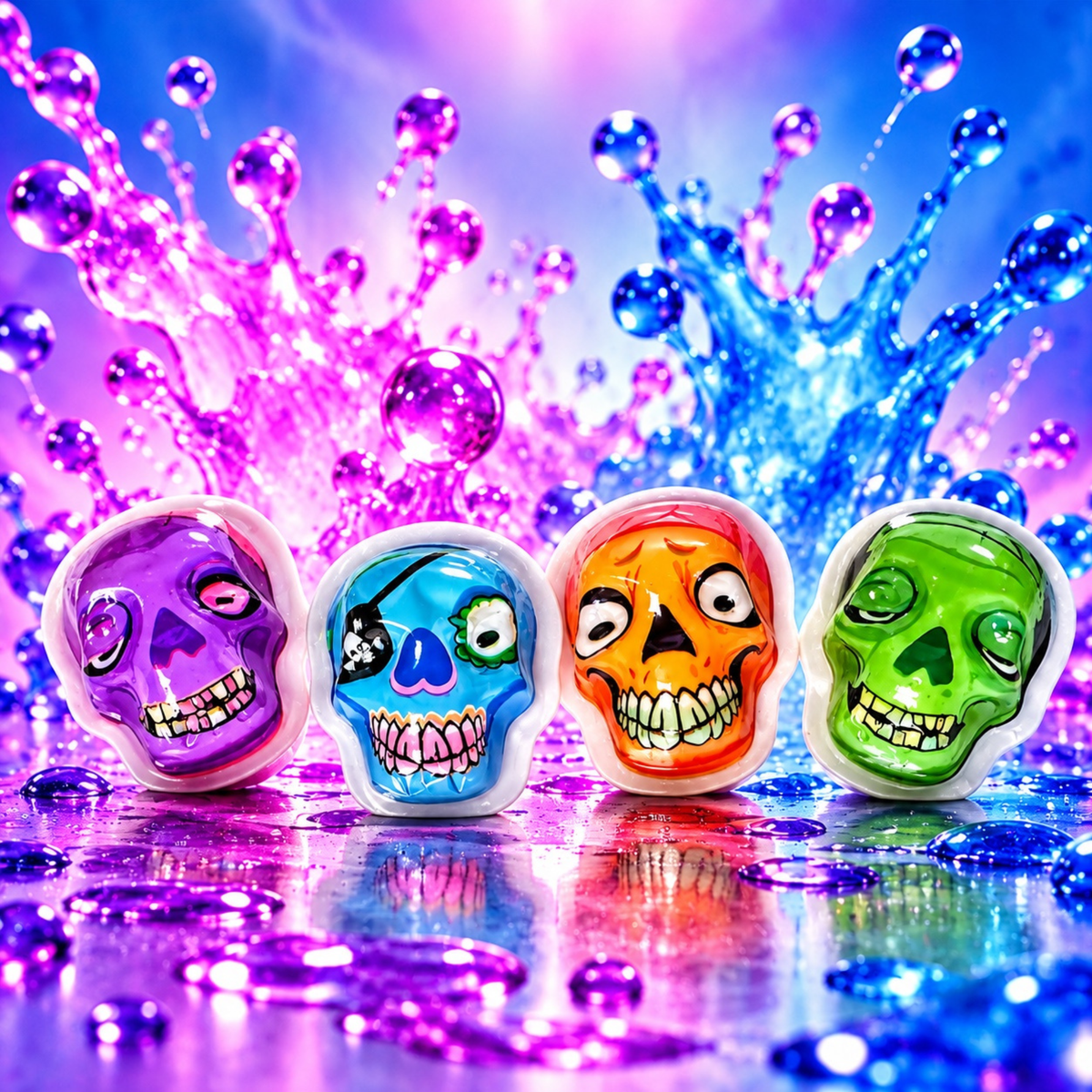 Skull Jelly Filled Gummies 💀