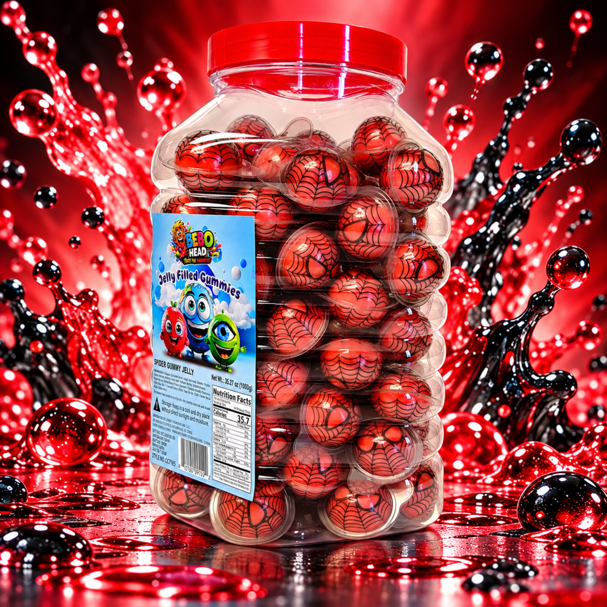 Spider Guys Jelly Filled Gummies 🕷️