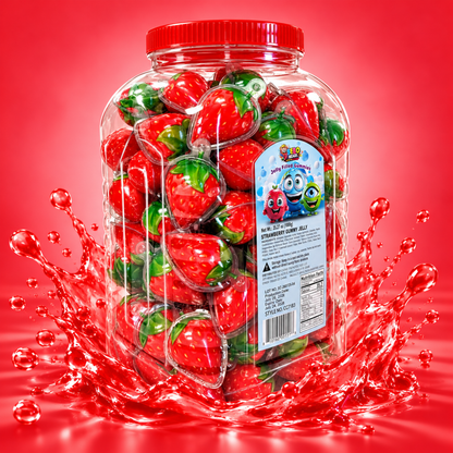 Strawberry Jelly Filled Gummies 🍓