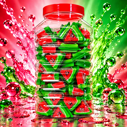 Watermelon Jelly Filled Gummies 🍉