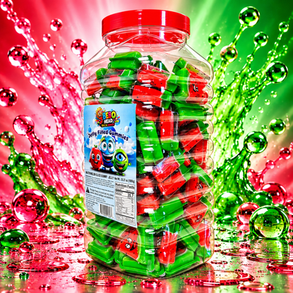 Watermelon Jelly Filled Gummies 🍉
